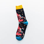 Japanischen Farbigen Smiling Socks® 5-Pack
