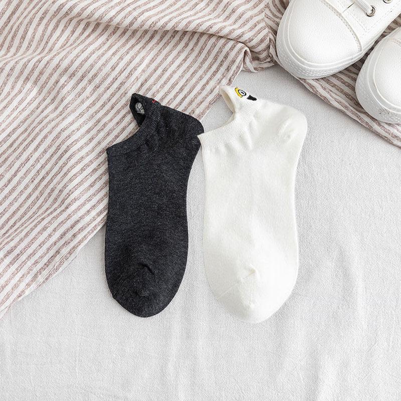 Schwarze & Weiße Smiling Socks® 10er-Pack